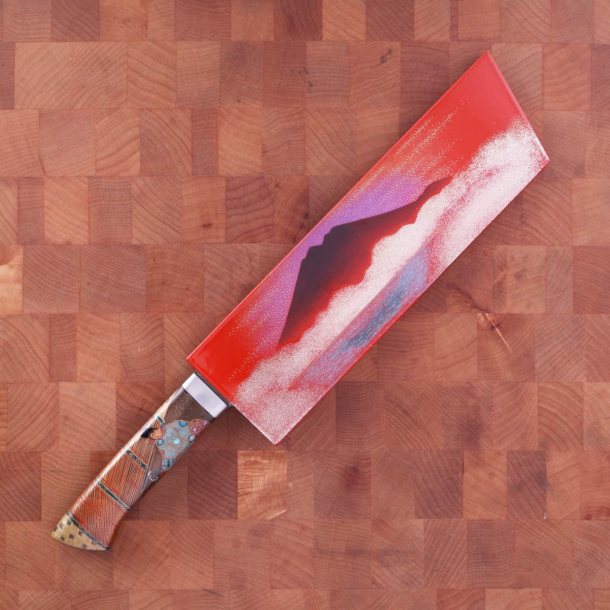 18cm Grønnsakskniv (santoku) "Genji Monogatari", VG10 - SAJI bilde 7