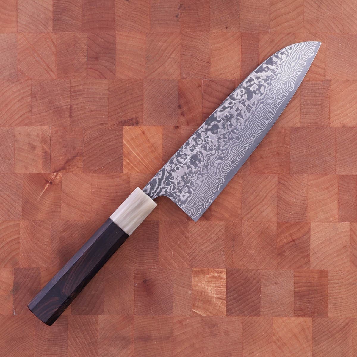 16,5cm Grønnsakskniv (Santoku) Kuroshi m/damask, R2 - SAJI