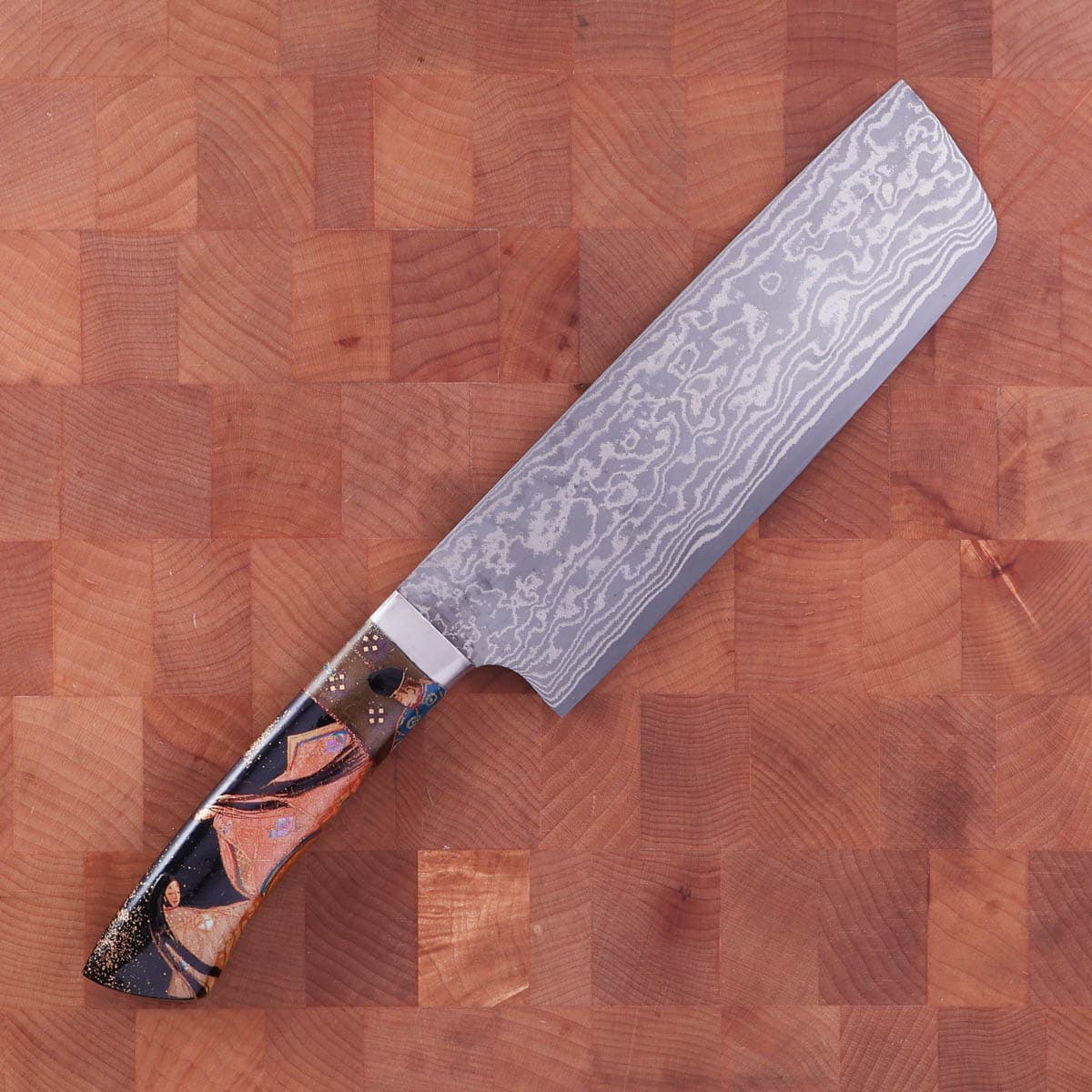 16.5cm Grønnsakskniv (nakiri) "Genji Monogatari" VG10 - SAJI bilde 2