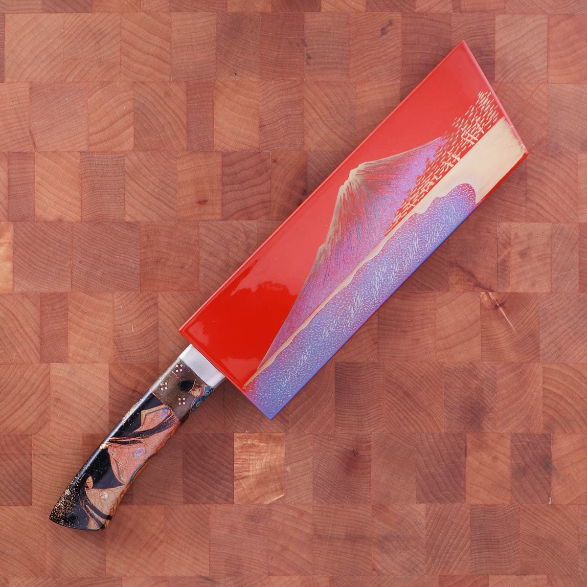 16.5cm Grønnsakskniv (nakiri) "Genji Monogatari" VG10 - SAJI bilde 9