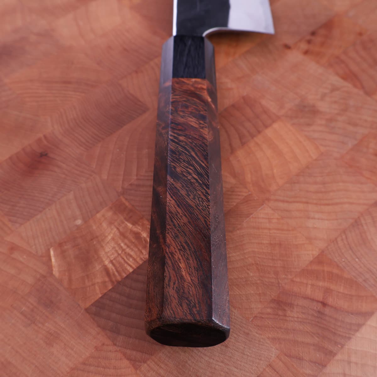 21cm Kokkekniv (gyoto), Shirogami II, Ironwood - Sakoda Hamono bilde 3