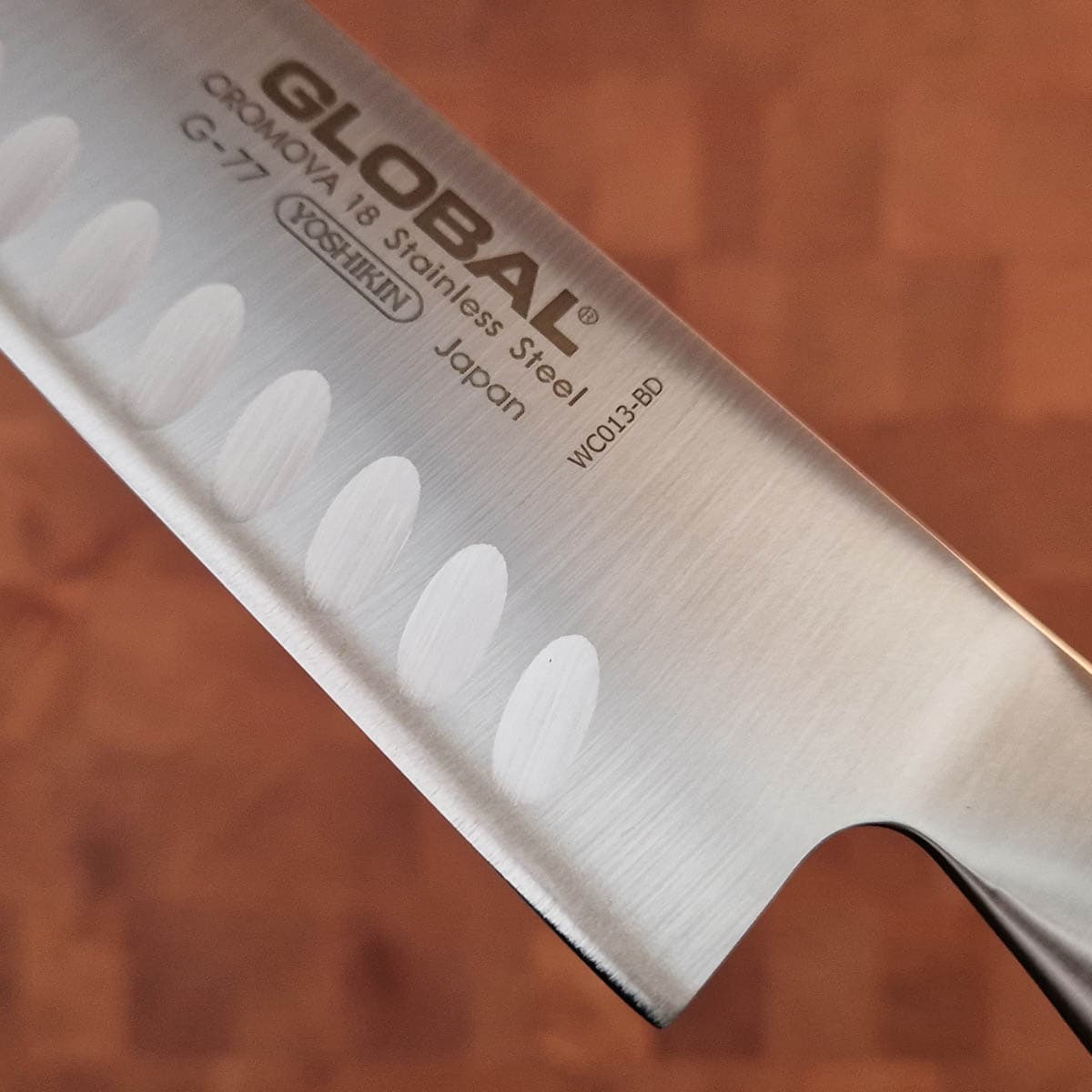 20cm Kokkekniv (gyoto) m/dimpler - GLOBAL bilde 2