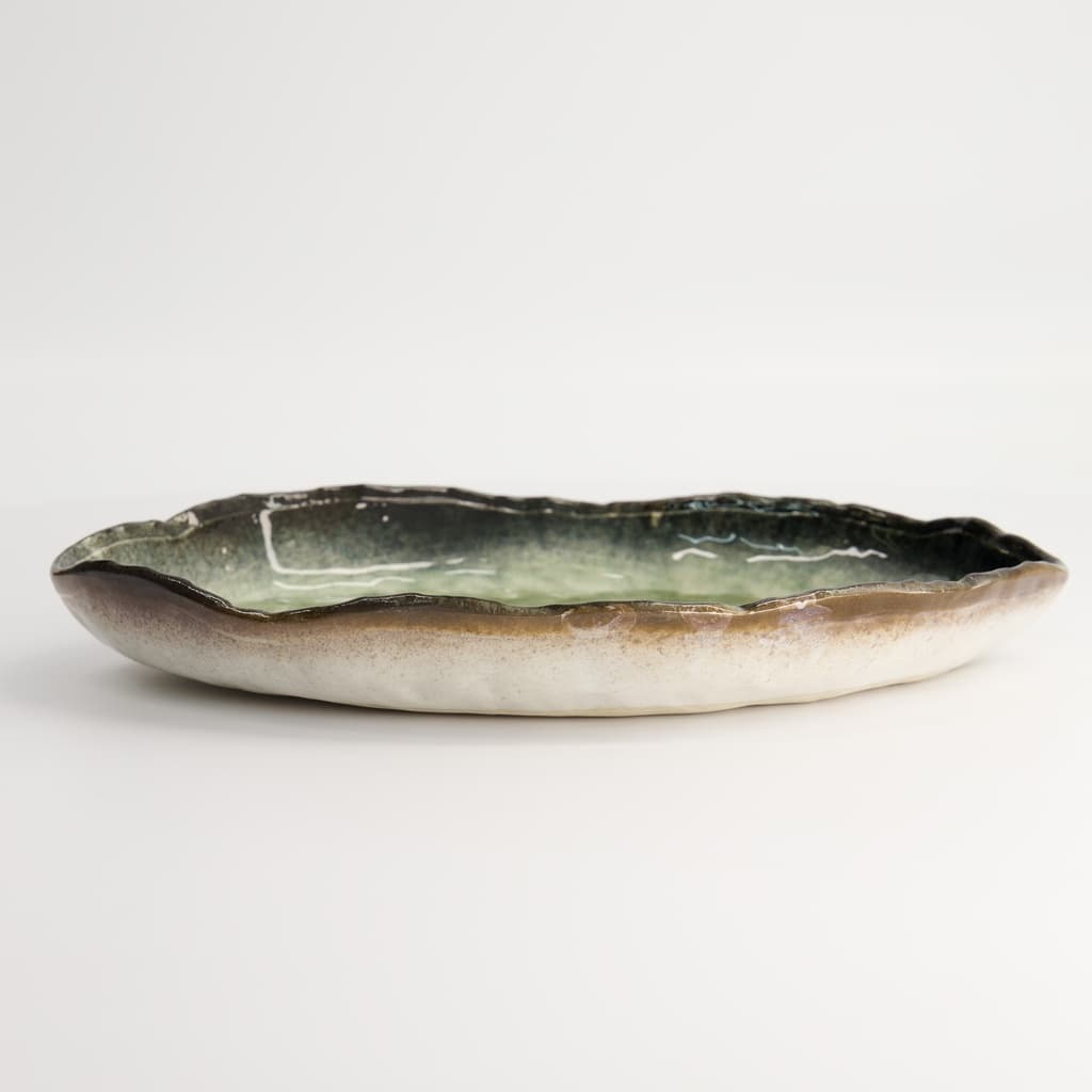Fat "Yamasaku Green" 25.8x18.4cm  - Tokyo design studio bilde 3