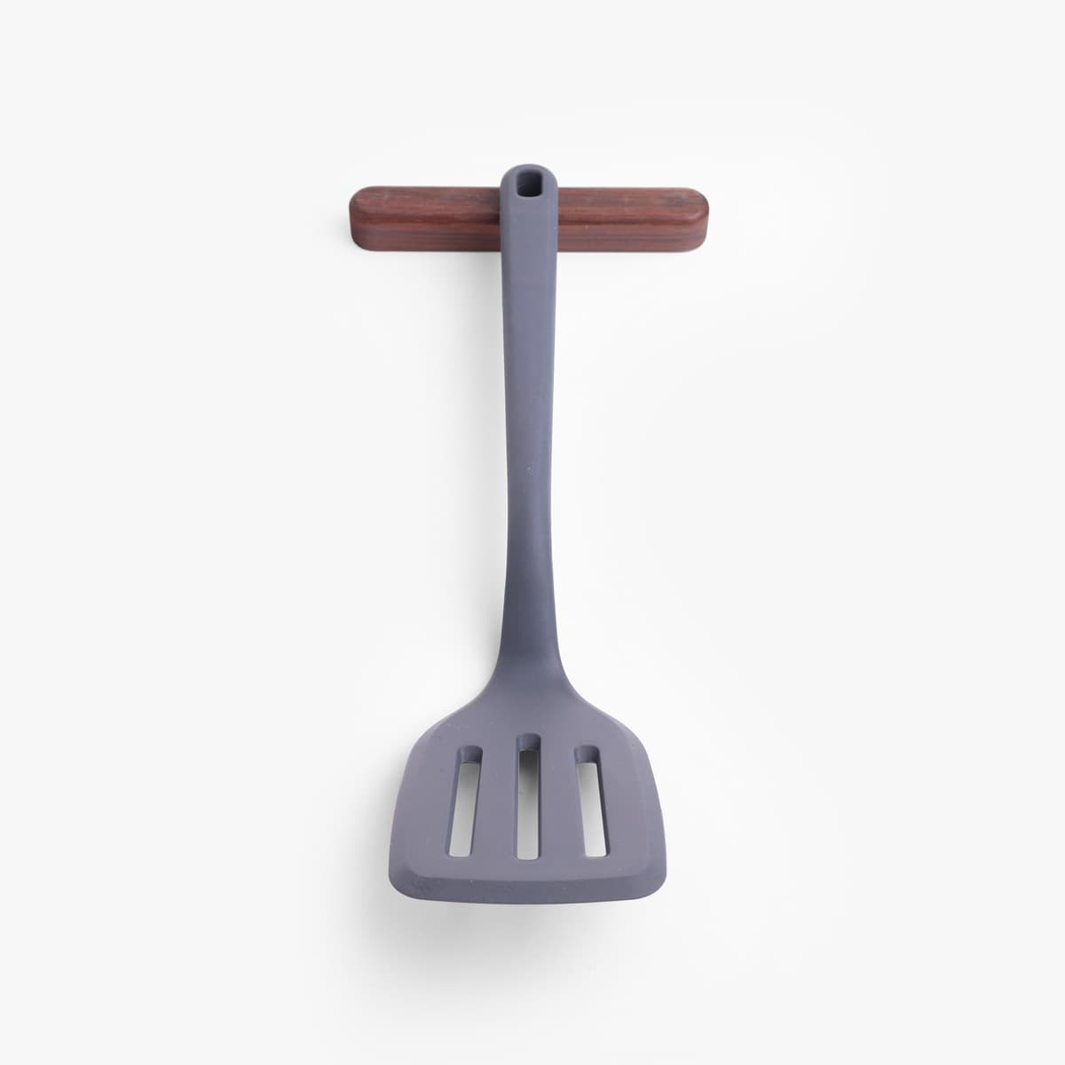 Stekespade 31cm med riller, sort Silikon - WEIS bilde 3