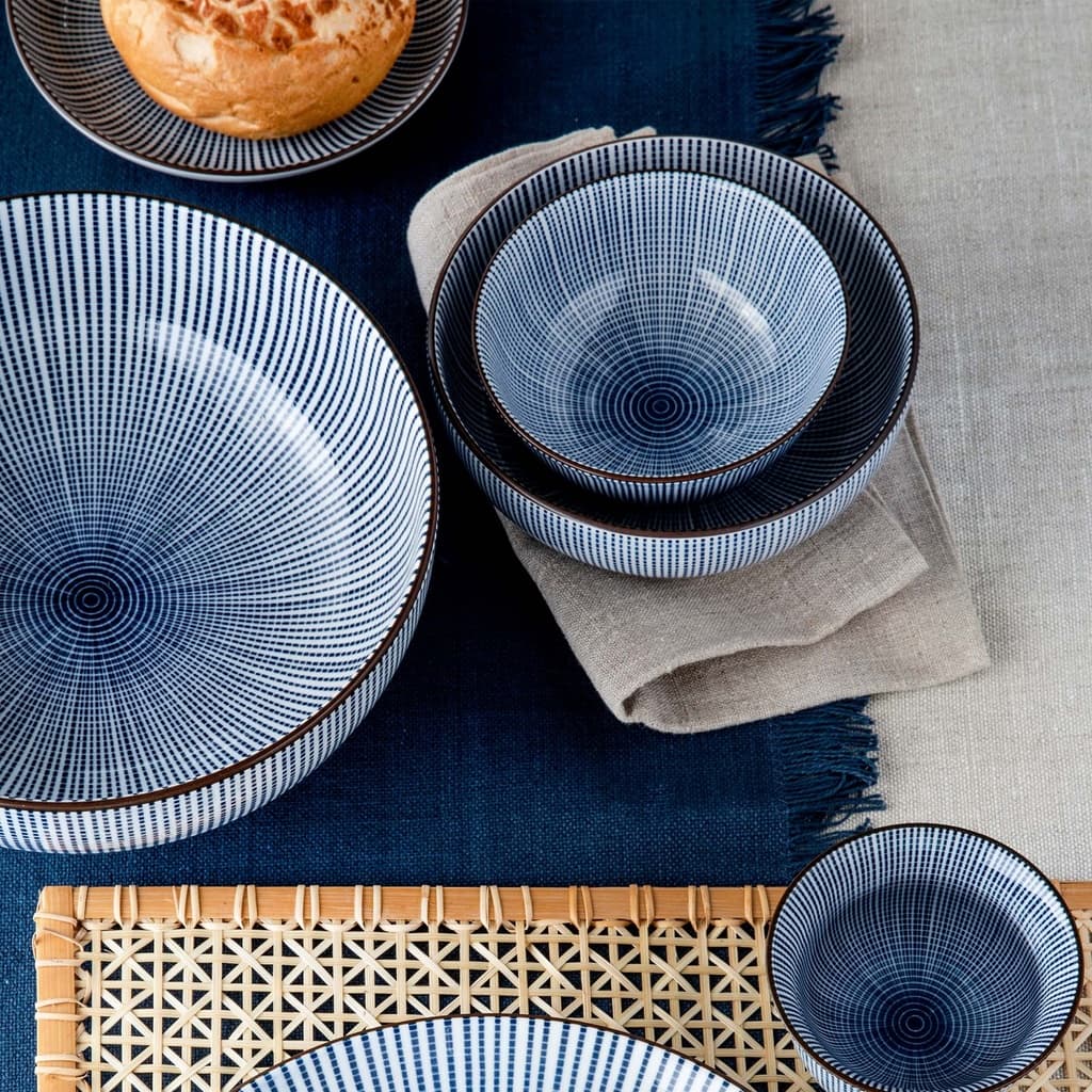 Stor skål "Sandan Blue" 1850ml  - Tokyo Design Studio bilde 4