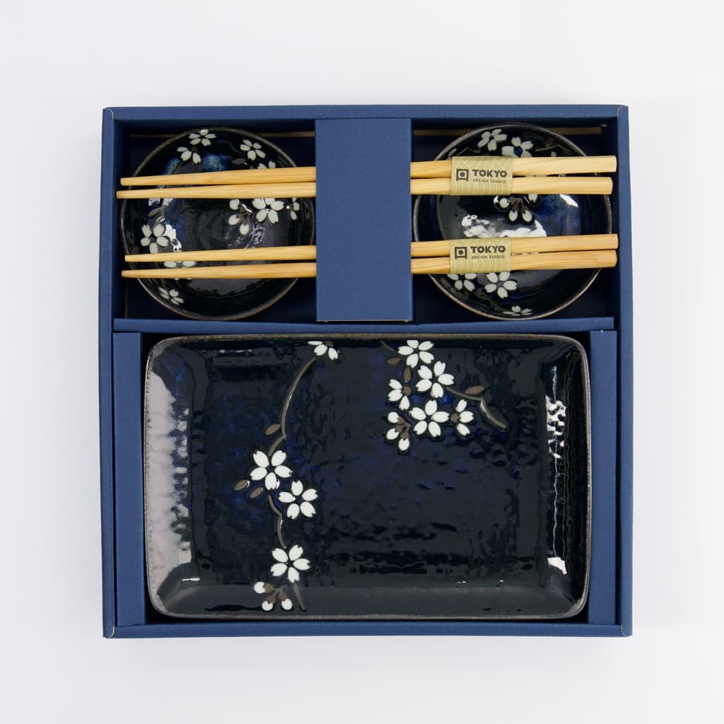 Sushisett 6 deler "Blue Sakura" - Tokyo Design Studio bilde 5