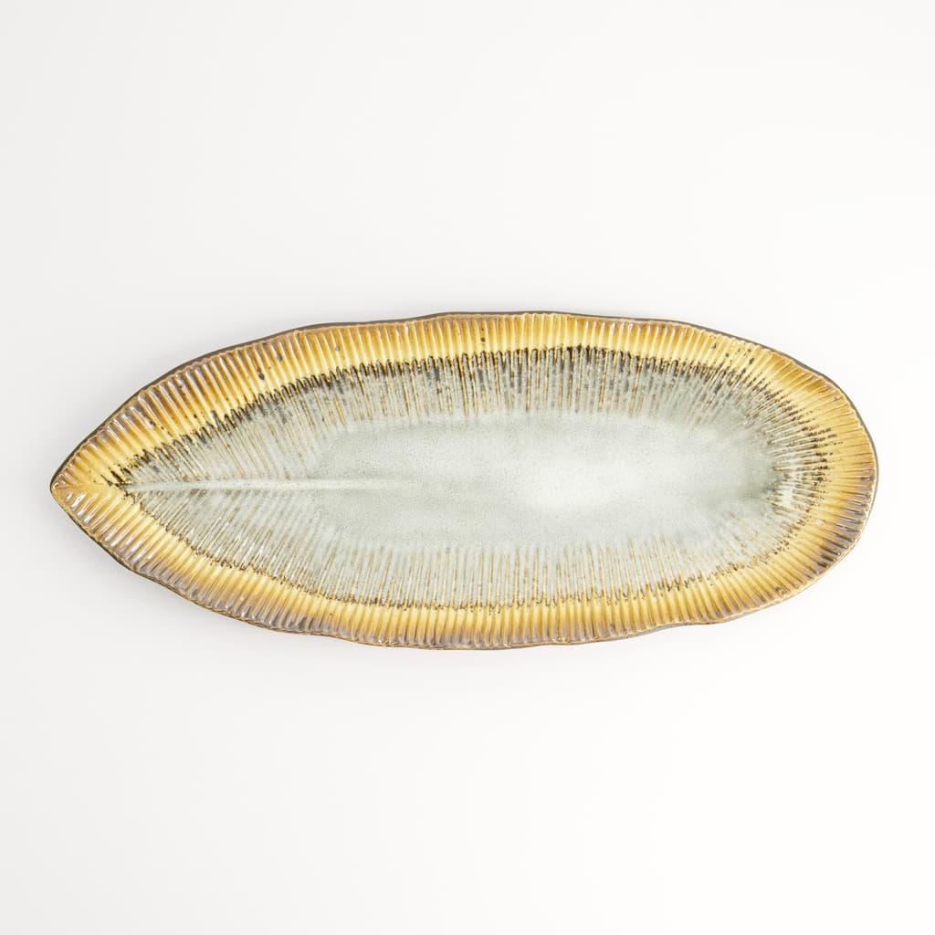Fat "Yamasaku White" 33x13.5cm - Tokyo design studio bilde 2