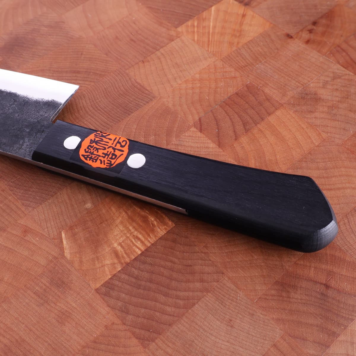 16cm Grønnsakskniv (santoku), Damask, Aogami 2 - Tanaka Shigeki bilde 3