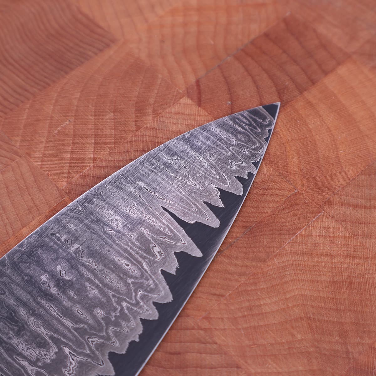 14cm Universalkniv (petty) nr.5, damask - Thulesius Works bilde 3