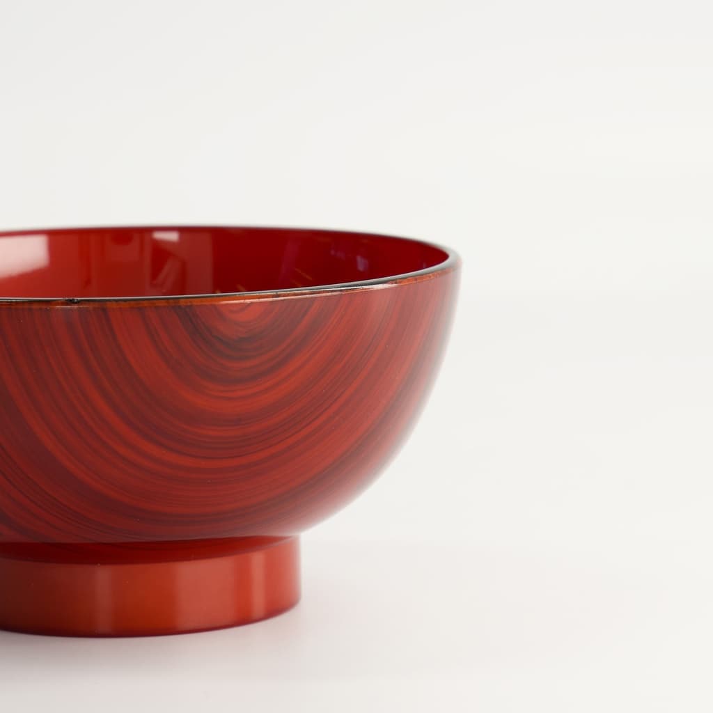 Ris skål "Lacquerware" 11.5cm, red - Tokyo Design Studio bilde 4
