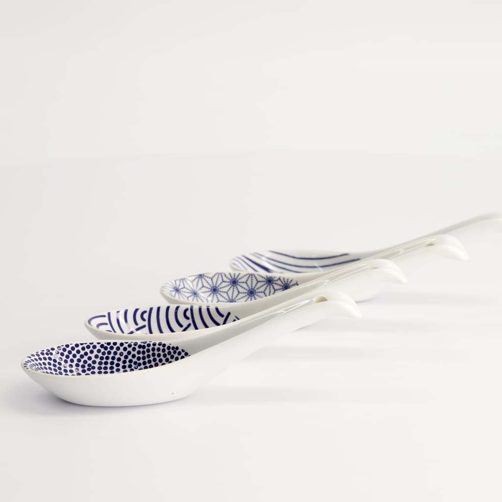 4 stk. Ramenskjer i gaveeske "Nippon Blue" - Tokyo design studio bilde 5