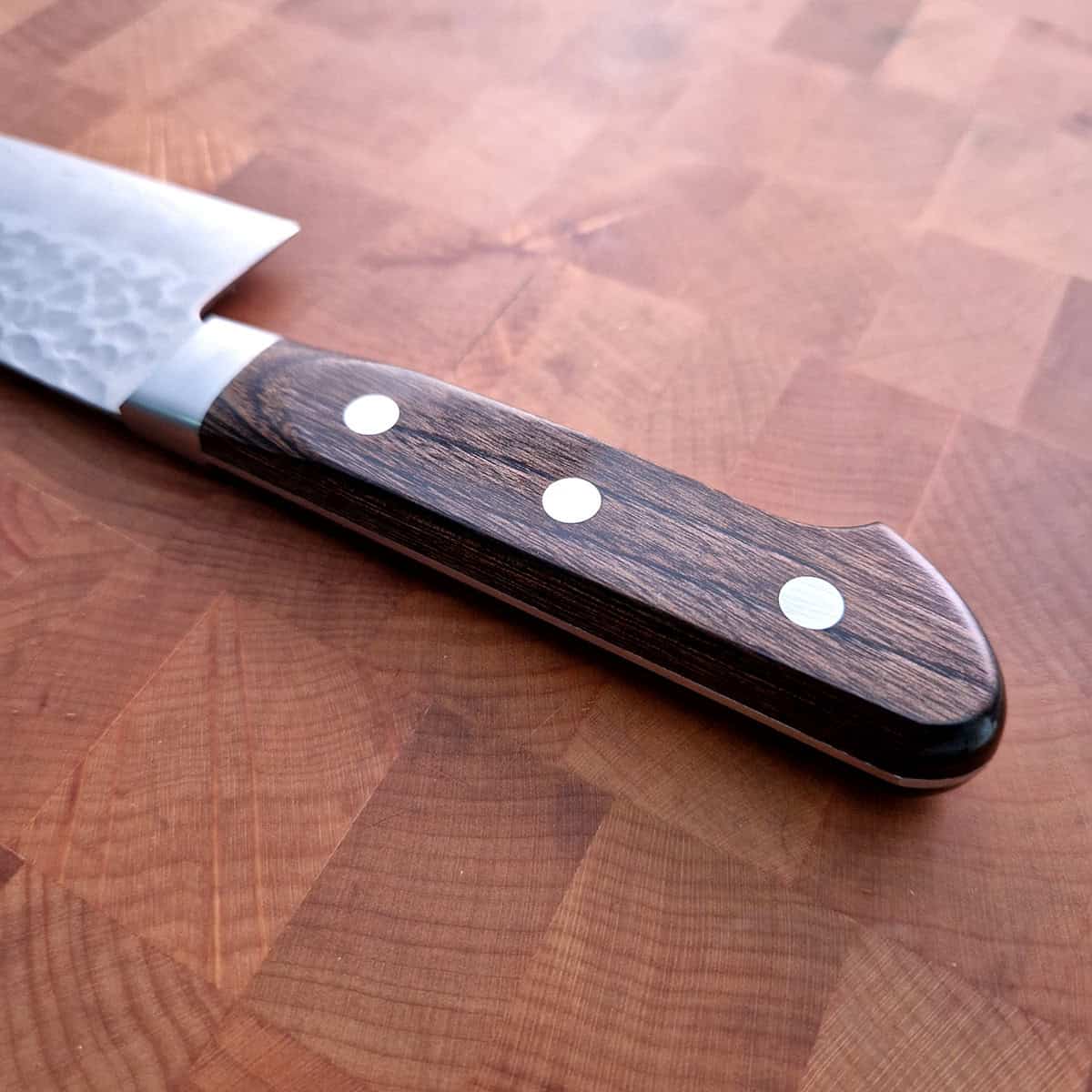 18cm Grønnsakskniv (Santoku) AUS8 - HARUYUKI MUGI bilde 2