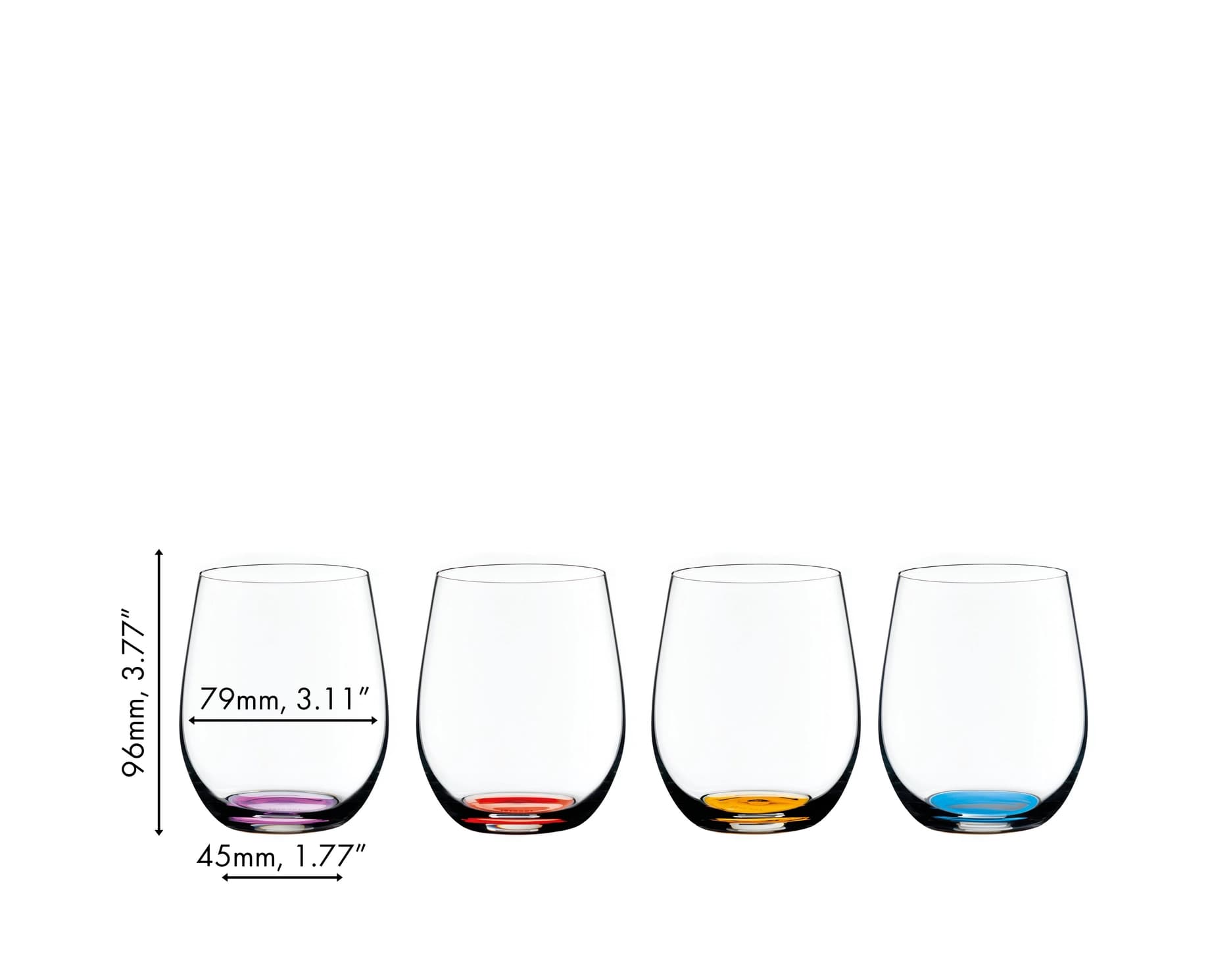 Vannglass, 4stk, O´Happy Vol. 2 - RIEDEL bilde 3