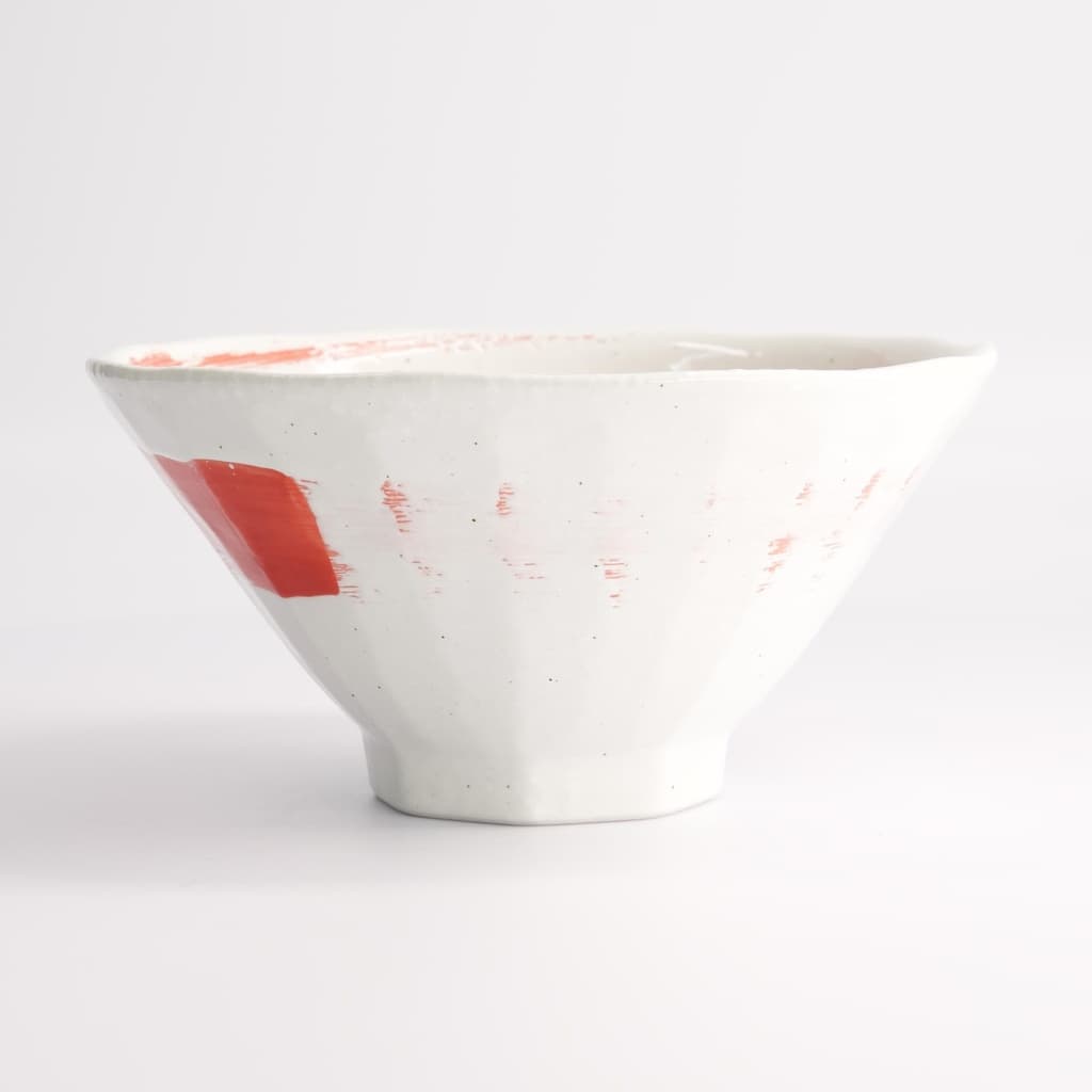 Ramenskål "Maru", Red/white, 650ml - Tokyo design studio bilde 3