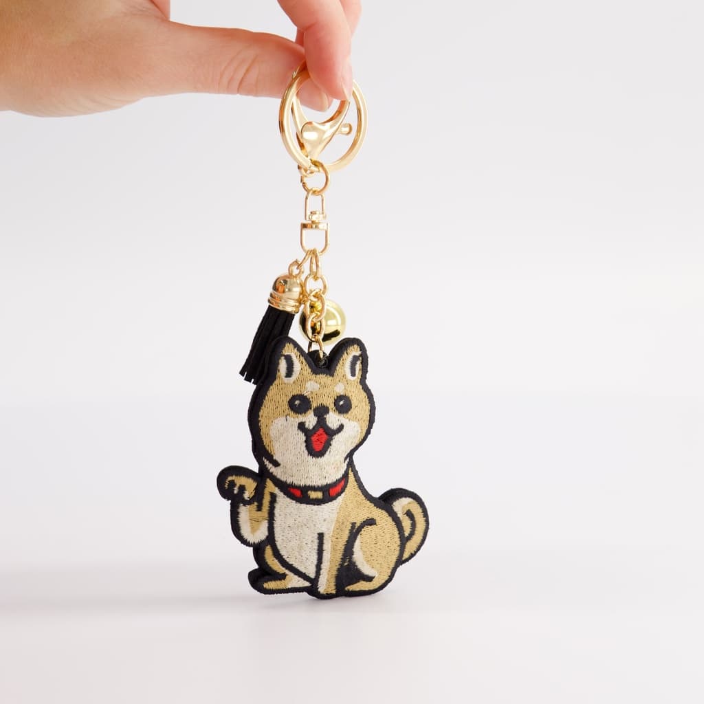 Nøkkelring "Shiba dog" (sitting) bilde 3