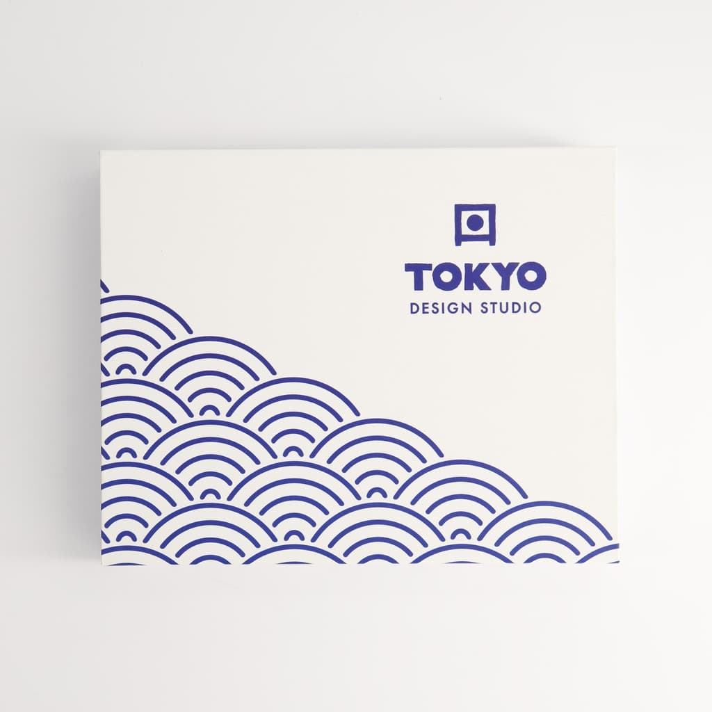 4 stk. Ramenskjer i gaveeske "Nippon Blue" - Tokyo design studio bilde 6