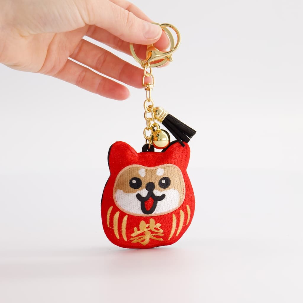 Nøkkelring "Daruma shiba dog" bilde 3