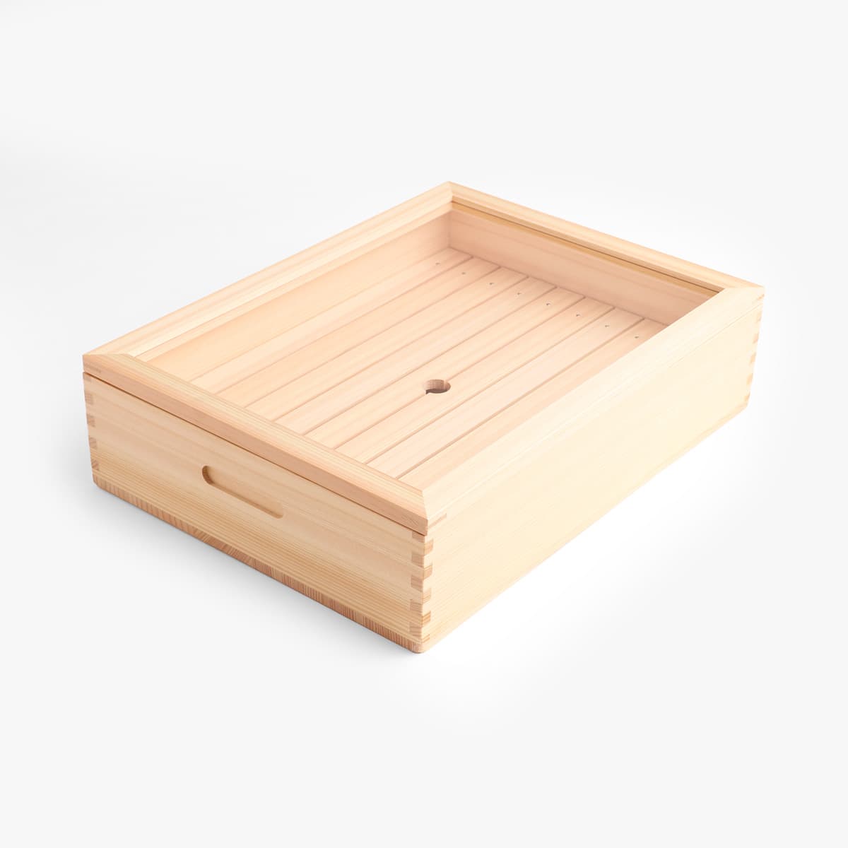 Neta boks, til fremvisning av fisk (39×29×10cm) bilde 3
