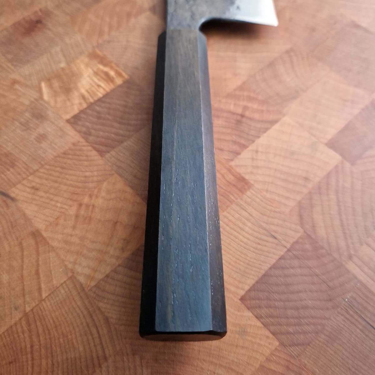 18cm Grønnsakskniv (Nakiri) Aogami II, Kurochi - MINOMO KAJIYA bilde 3