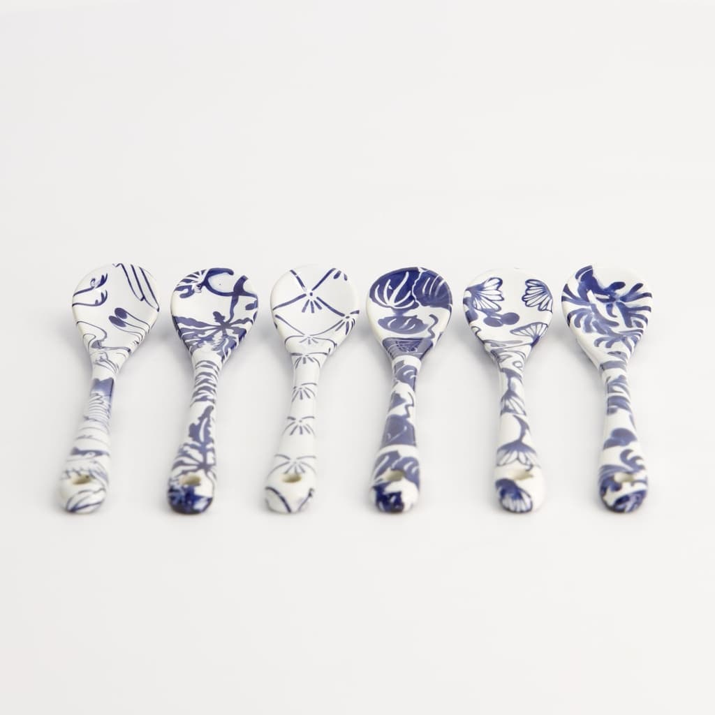 Skje 6stk, Flora Japonica, 13cm - Tokyo Design Studio bilde 3