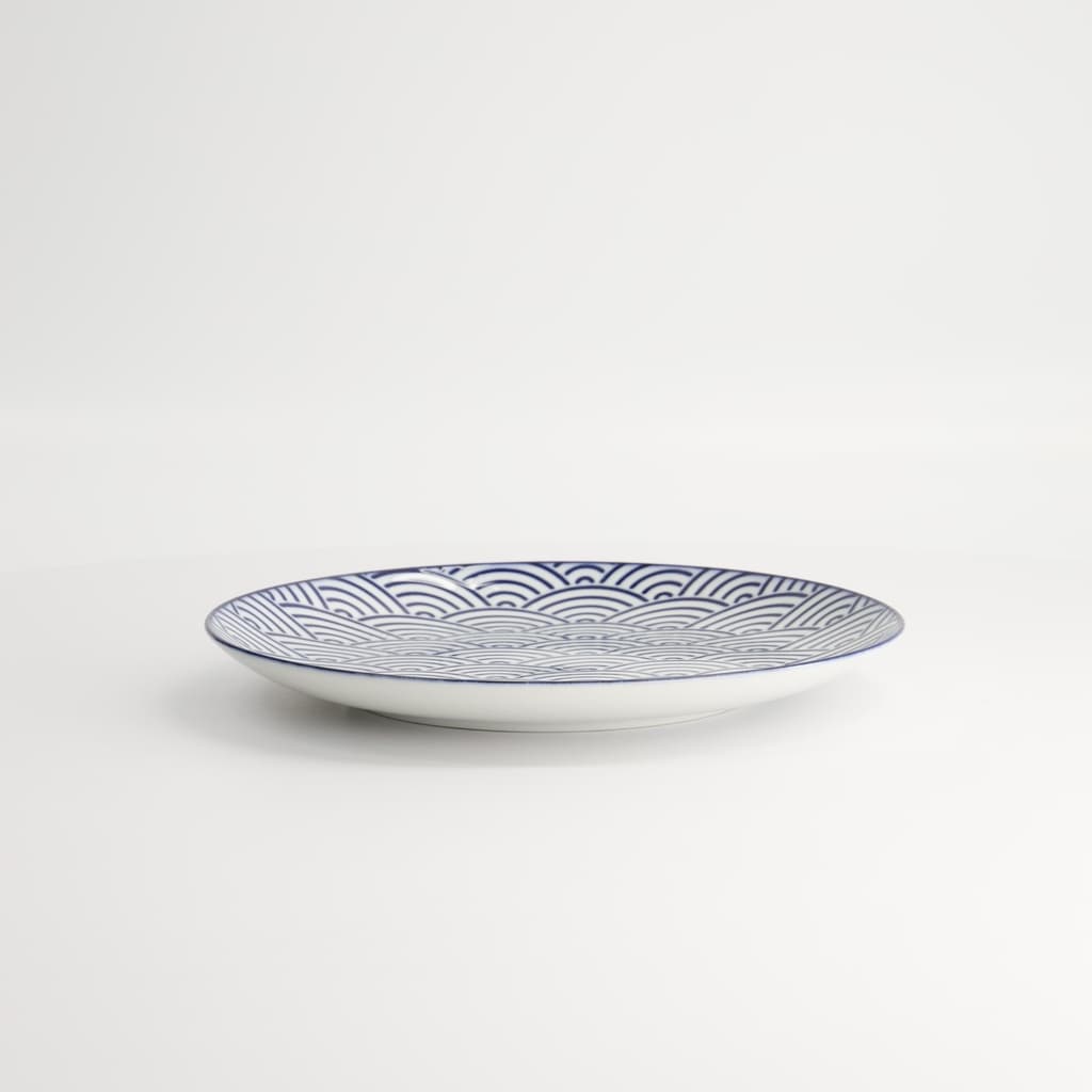 Tallerken, Nippon Blue "wave" 20.6x2.2cm - Tokyo Design Studio bilde 3