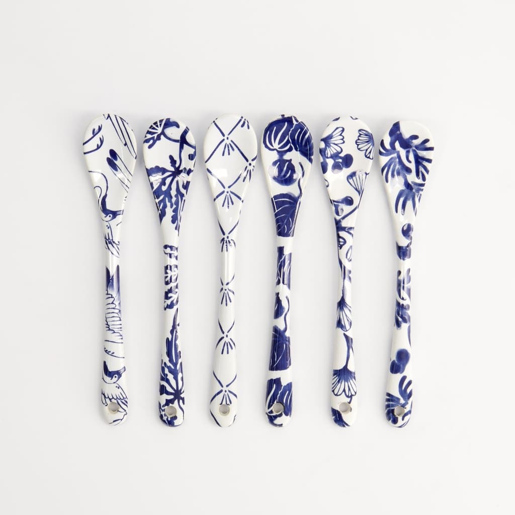 Skje 6stk, Flora Japonica, 13cm - Tokyo Design Studio bilde 2