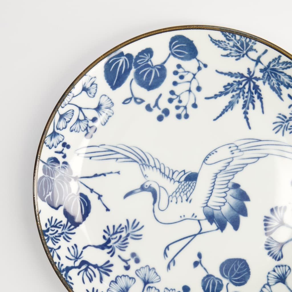 Tallerken, Flora Japonica "crane" 25.7x3cm - Tokyo Design Studio bilde 4