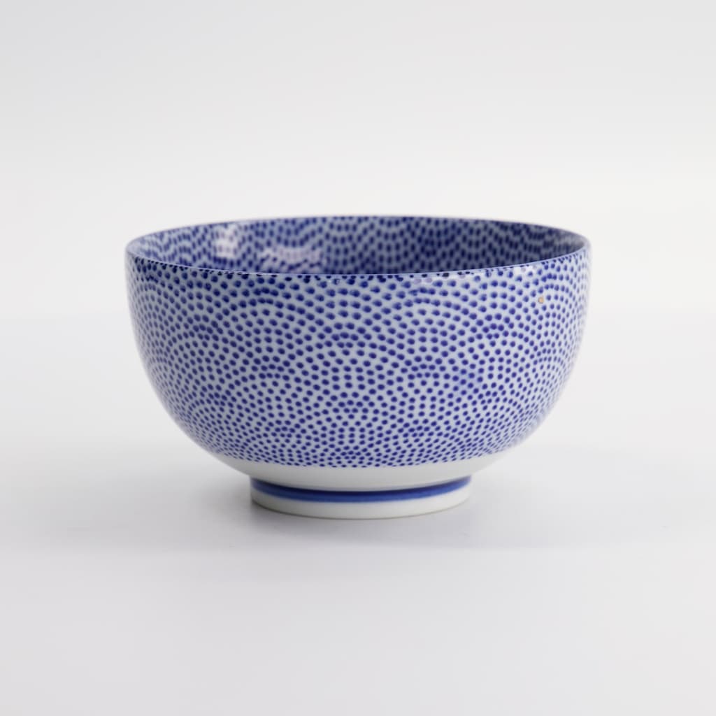Skål, Nippon Blue "dots", 450ml - Tokyo Design Studio bilde 3