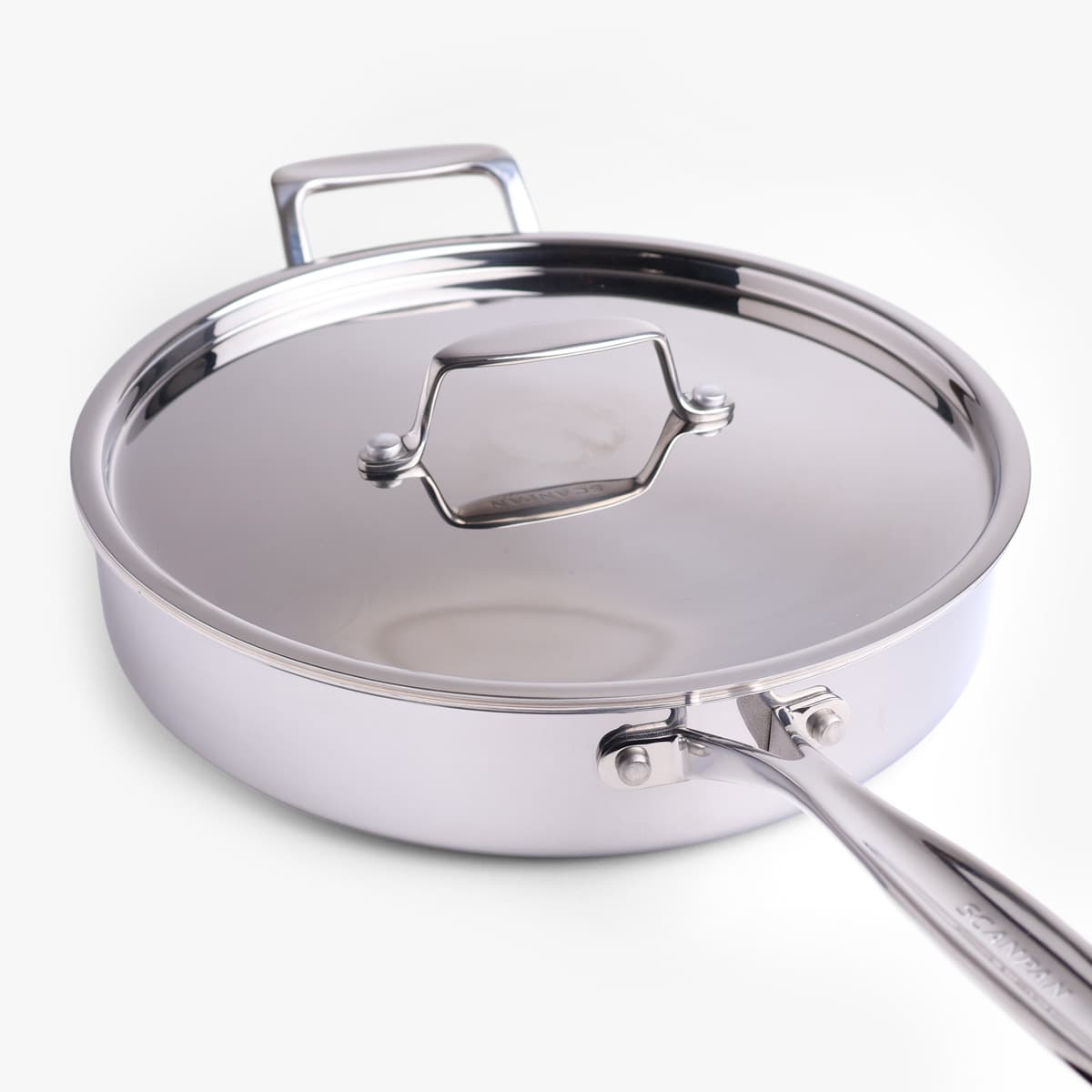 Traktørpanne 26cm, 3.1L m/lokk, Fusion 5 - SCANPAN bilde 2