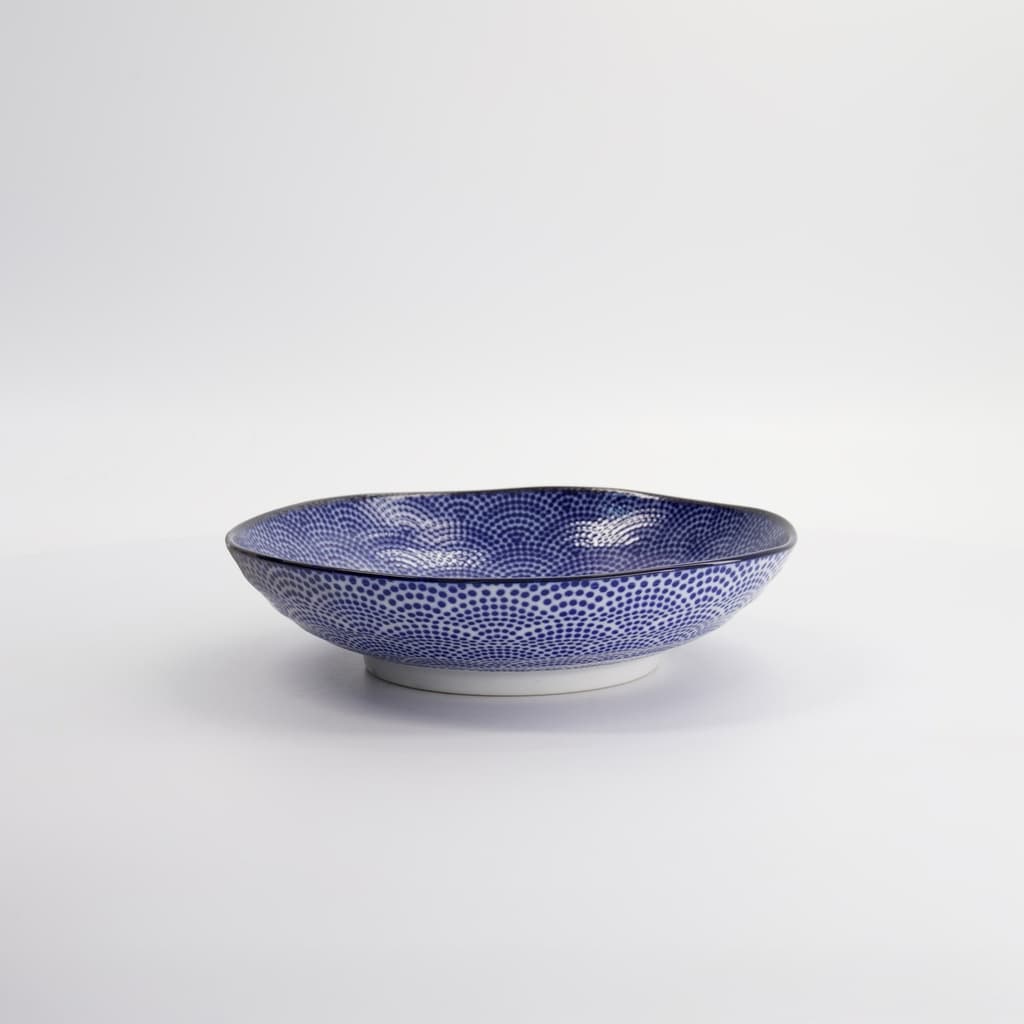 Pastatallerken, Nippon Blue "dots", 21x5.2cm - Tokyo Design Studio bilde 3