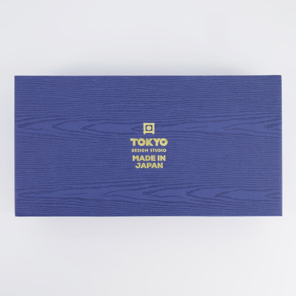Gavesett, Tayo skål 2stk, m/Spisepinner "wave + dots" 15.2x6.7cm - Tokyo Design Studio bilde 7