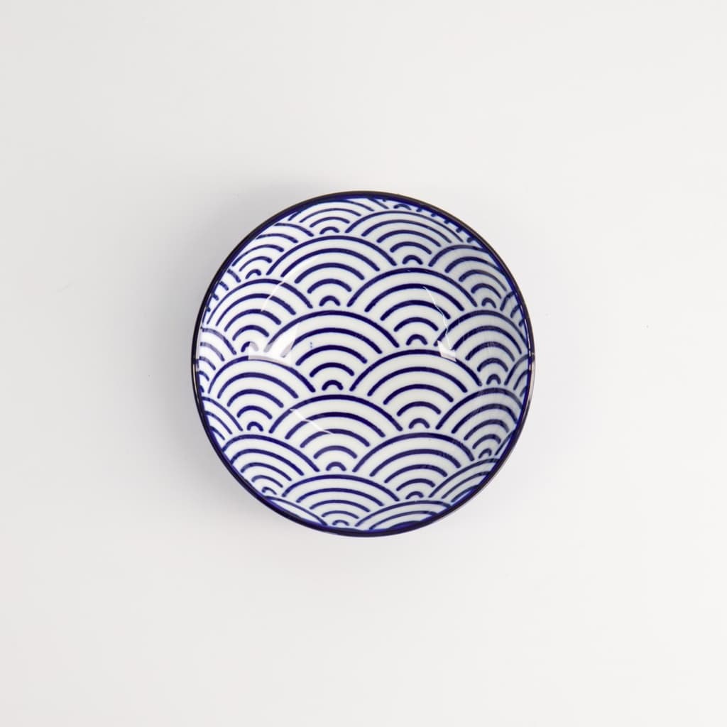 Liten skål, Nippon Blue "wave", 9.5x3cm - Tokyo Design Studio bilde 2