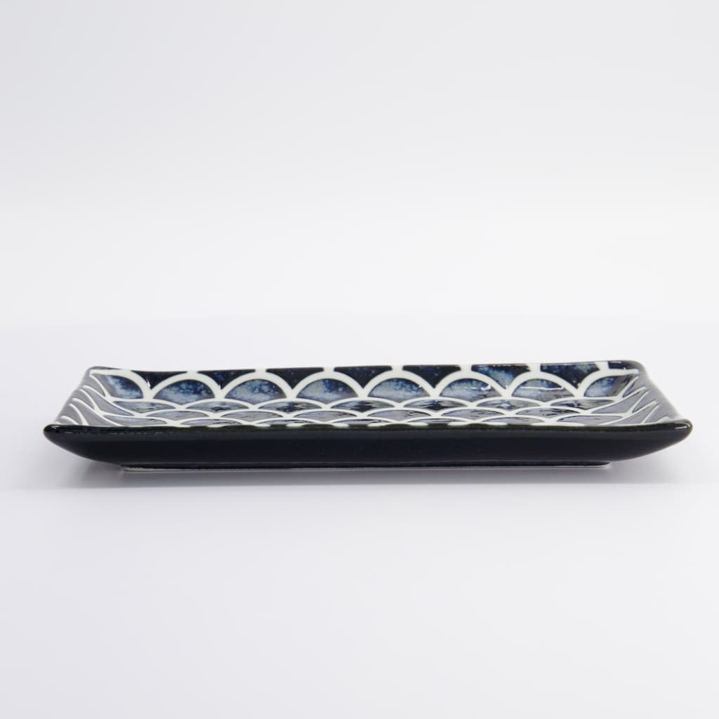 Tallerken "Cobalt Blue", Mermaid, 22x13x2cm - Tokyo Design Studio bilde 4