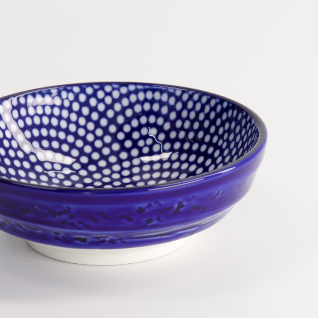 Liten skål, Nippon Blue "dots",9.5x3cm - Tokyo Design Studio bilde 4