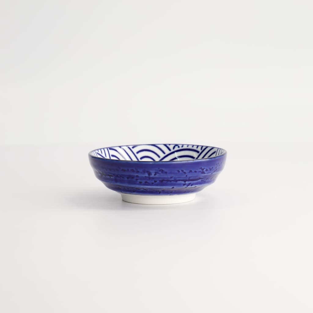 Liten skål, Nippon Blue "wave", 9.5x3cm - Tokyo Design Studio bilde 3