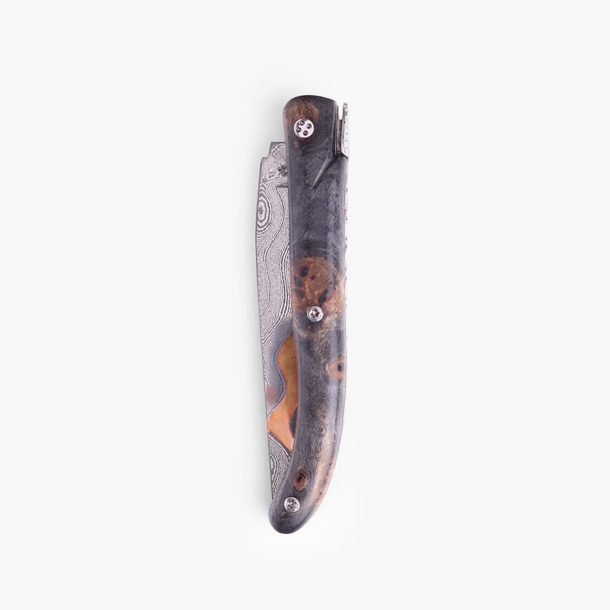 Foldekniv, 12cm, "Burl" - Claude Dozorme Laguiole bilde 2
