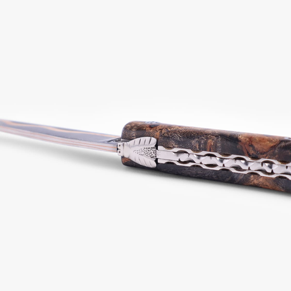 Foldekniv, 12cm, "Burl" - Claude Dozorme Laguiole bilde 4
