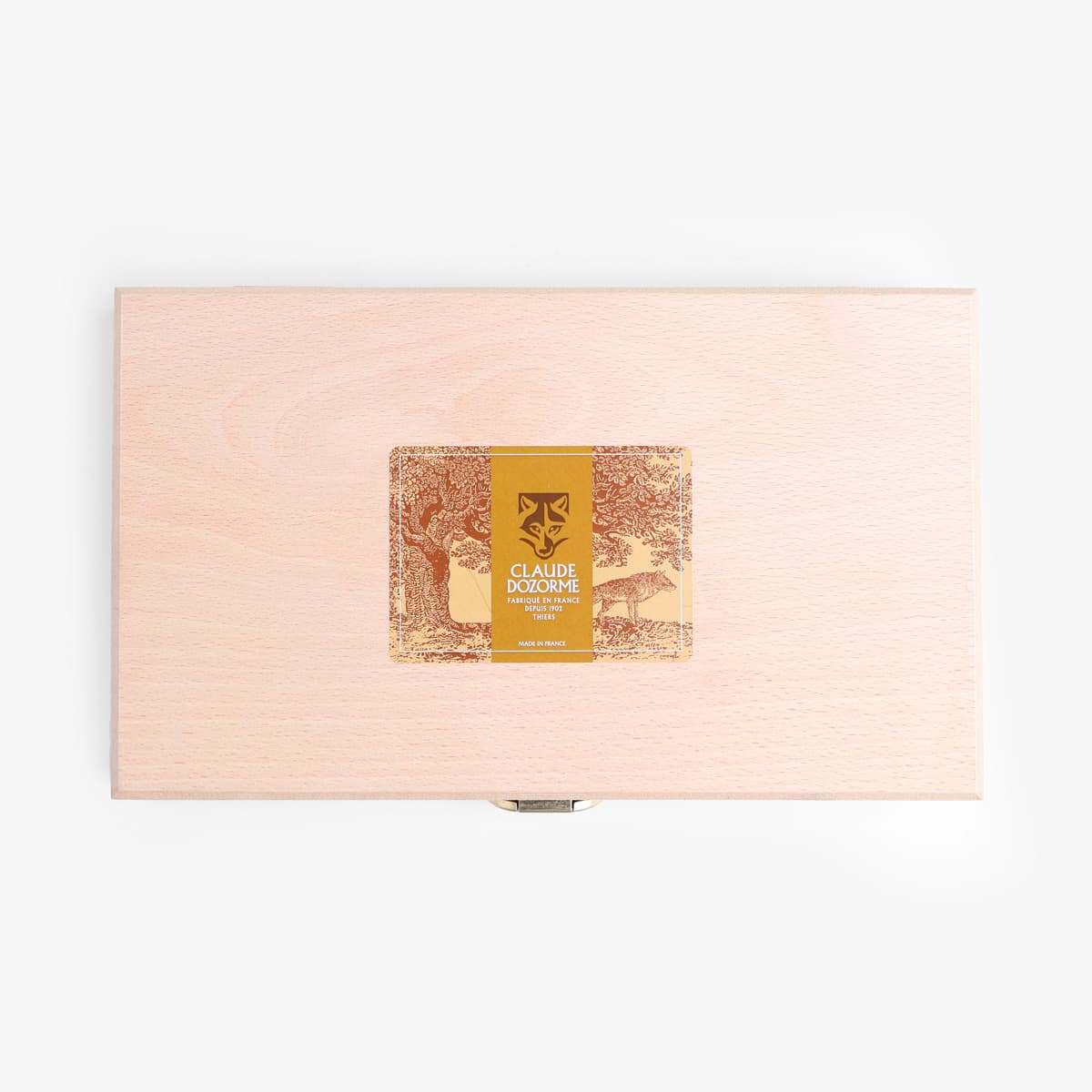 Biffkniver 6. stk rosa/oransje plast - Claude Dozorme Laguiole bilde 5