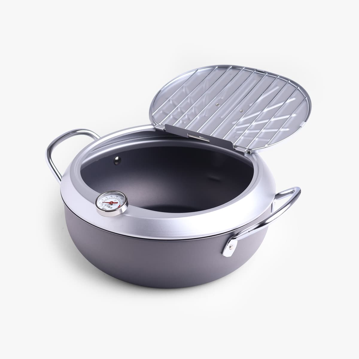 Frityrgryte "GOGI" 24cm, med termometer  - EATOCO bilde 3