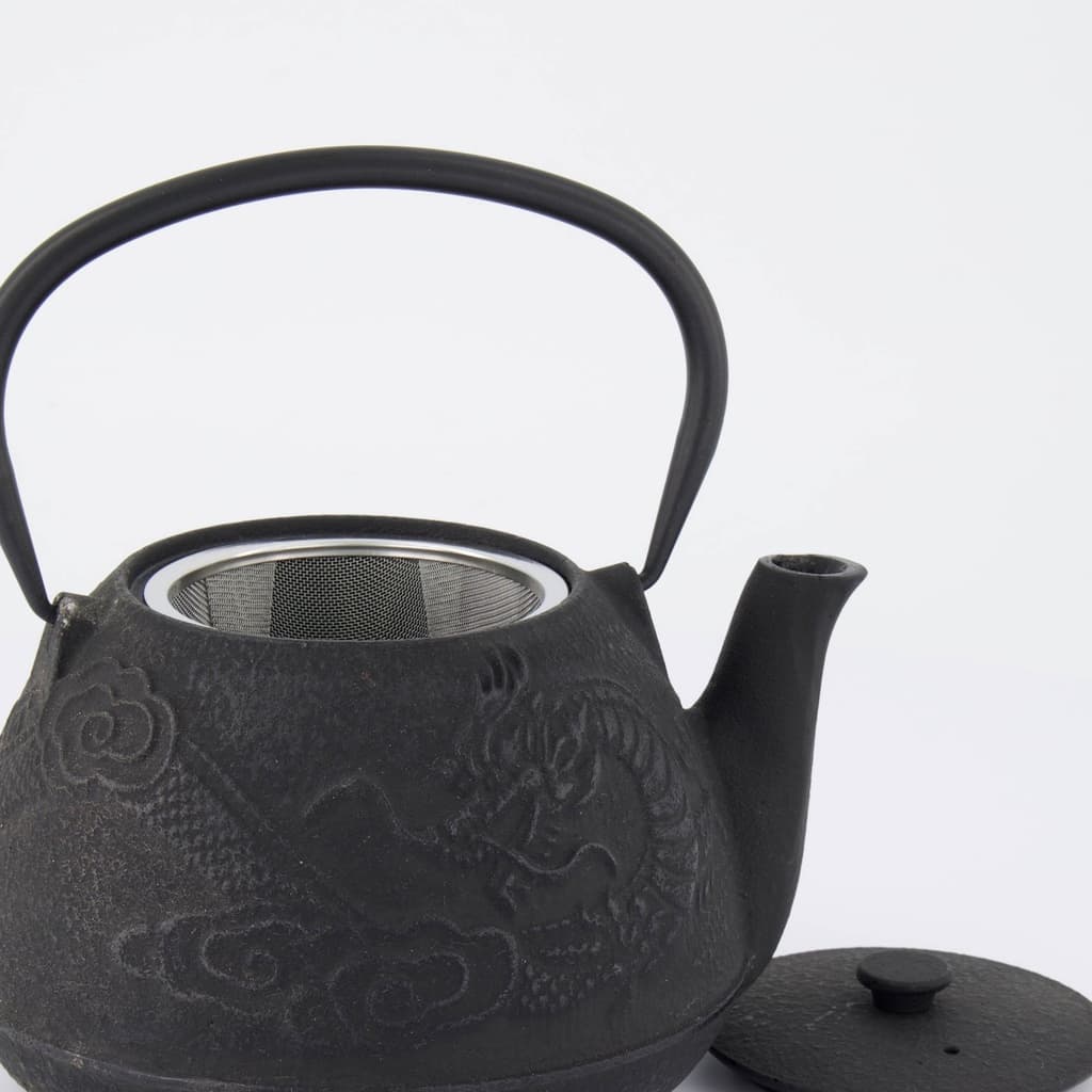 Tekanne 1200ml "Dragon", Støpejern, Sort bilde 4
