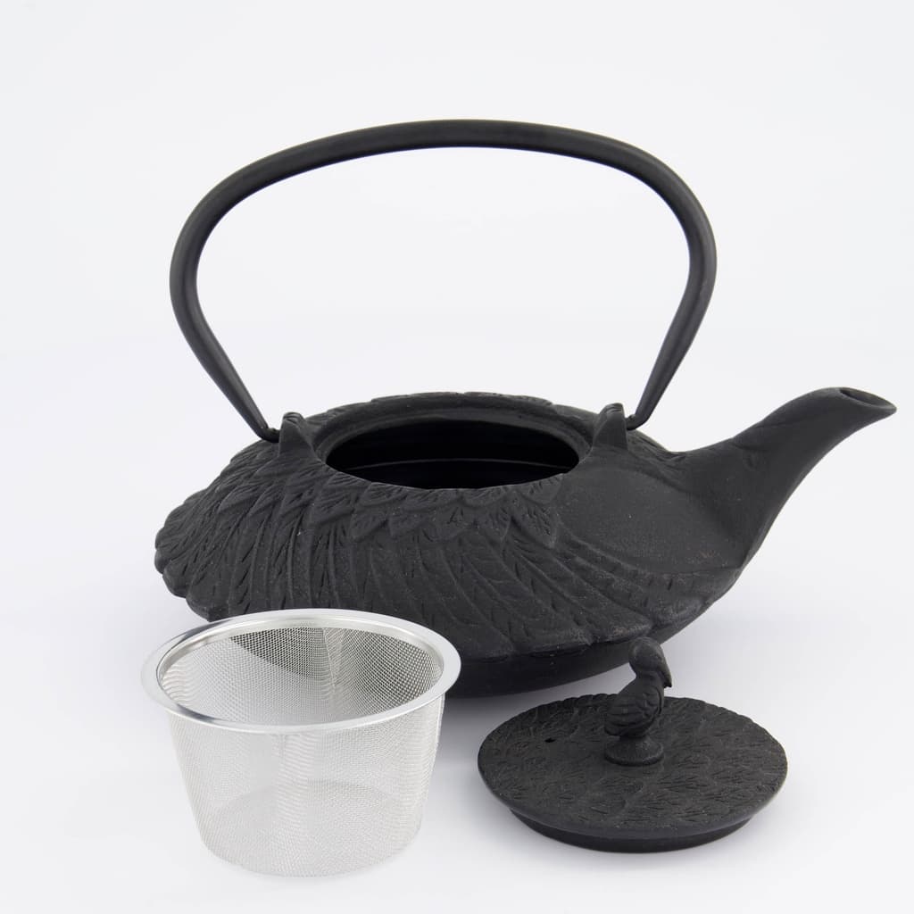 Tekanne 800ml "Crane", Støpejern, Sort bilde 5
