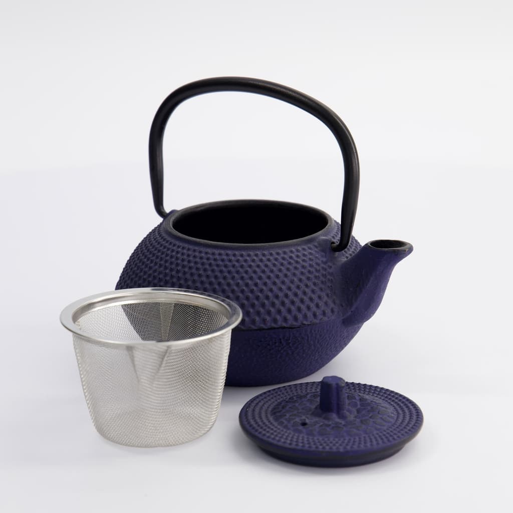 Tekanne 300ml, Støpejern, blå, 13.5 x 11.5 x 8.5cm bilde 5