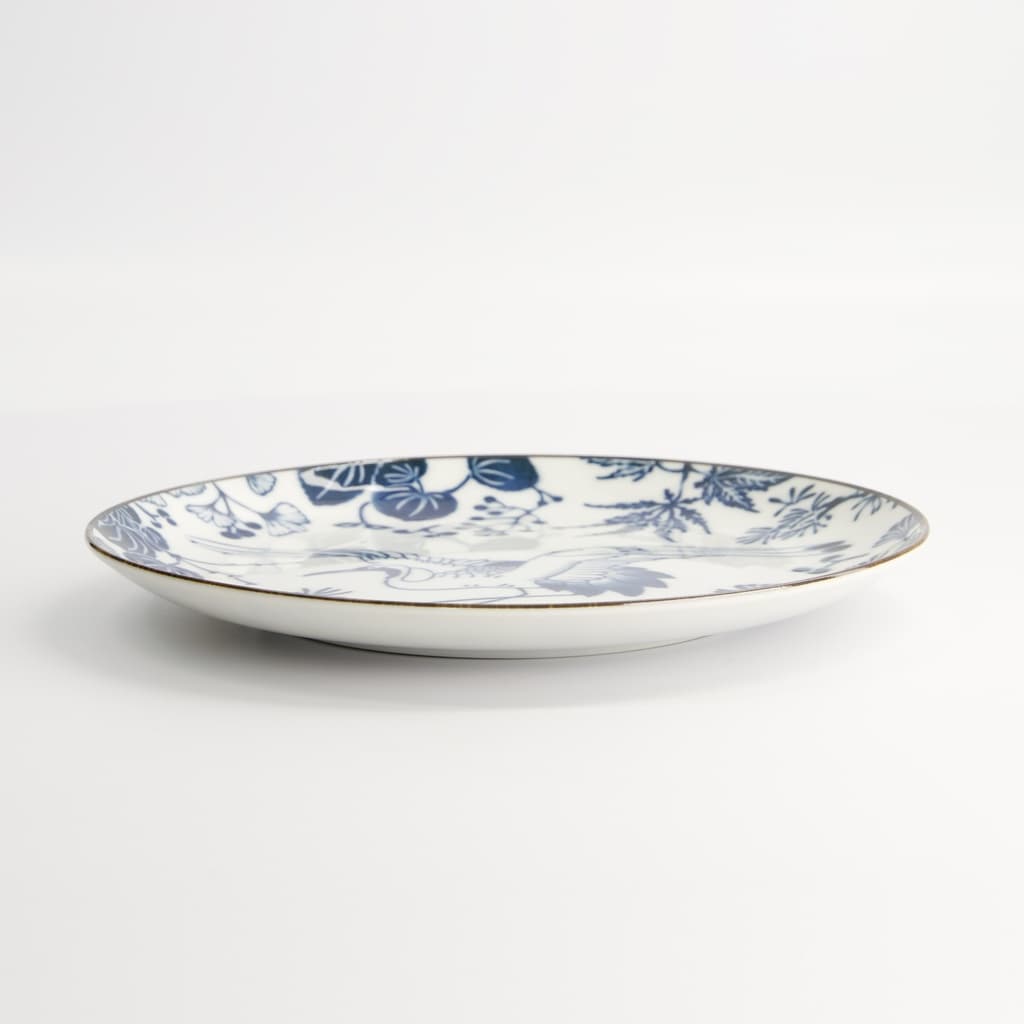 Tallerken, Flora Japonica "crane" 20.6x2.2cm - Tokyo Design Studio bilde 3
