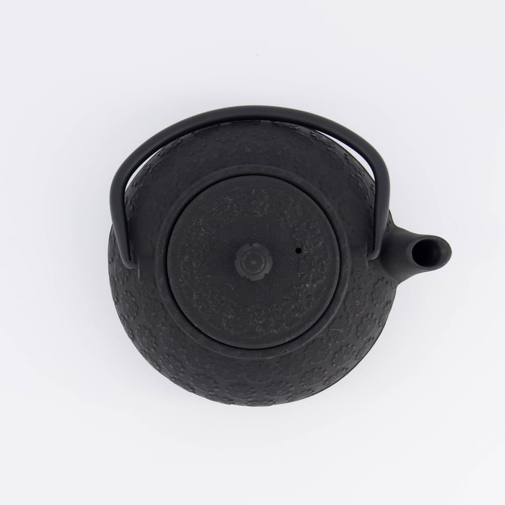 Tekanne 600ml "Sakura", Støpejern, Sort bilde 3