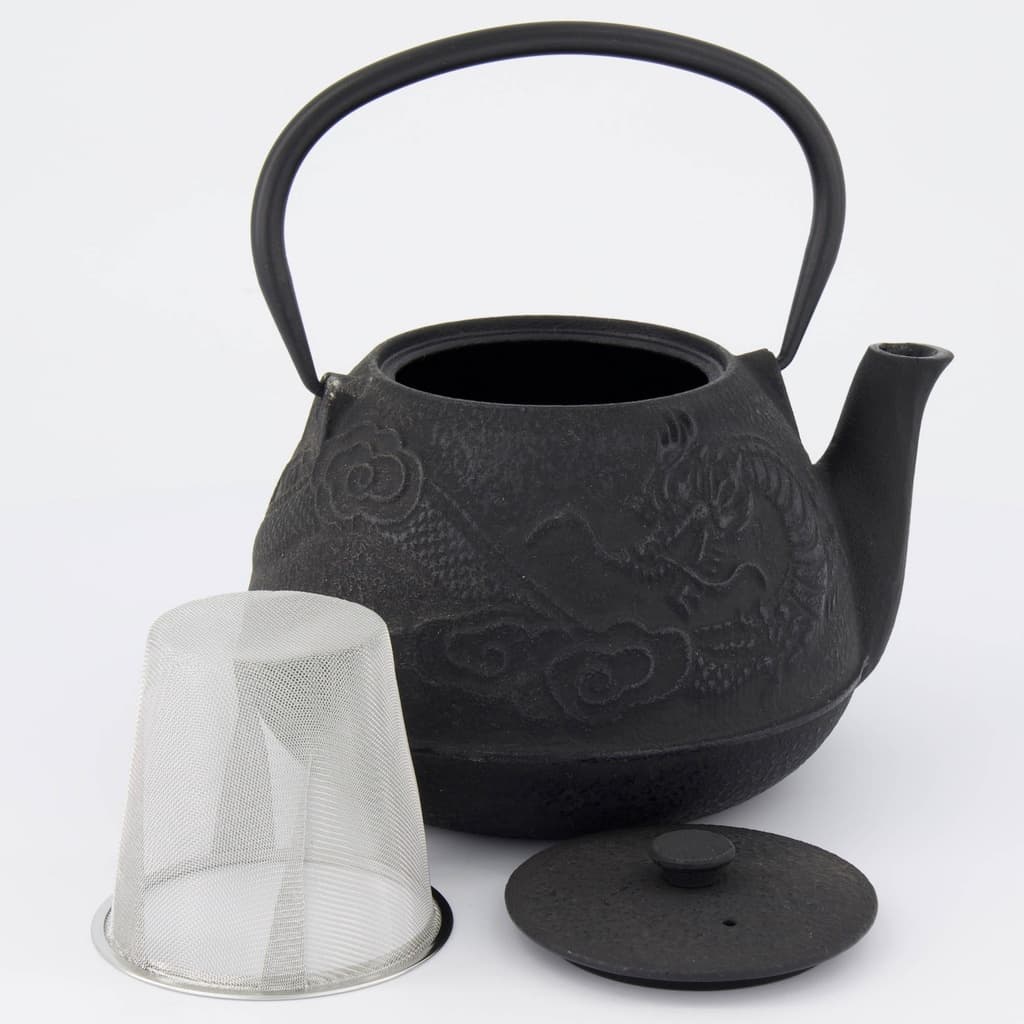 Tekanne 1200ml "Dragon", Støpejern, Sort bilde 5