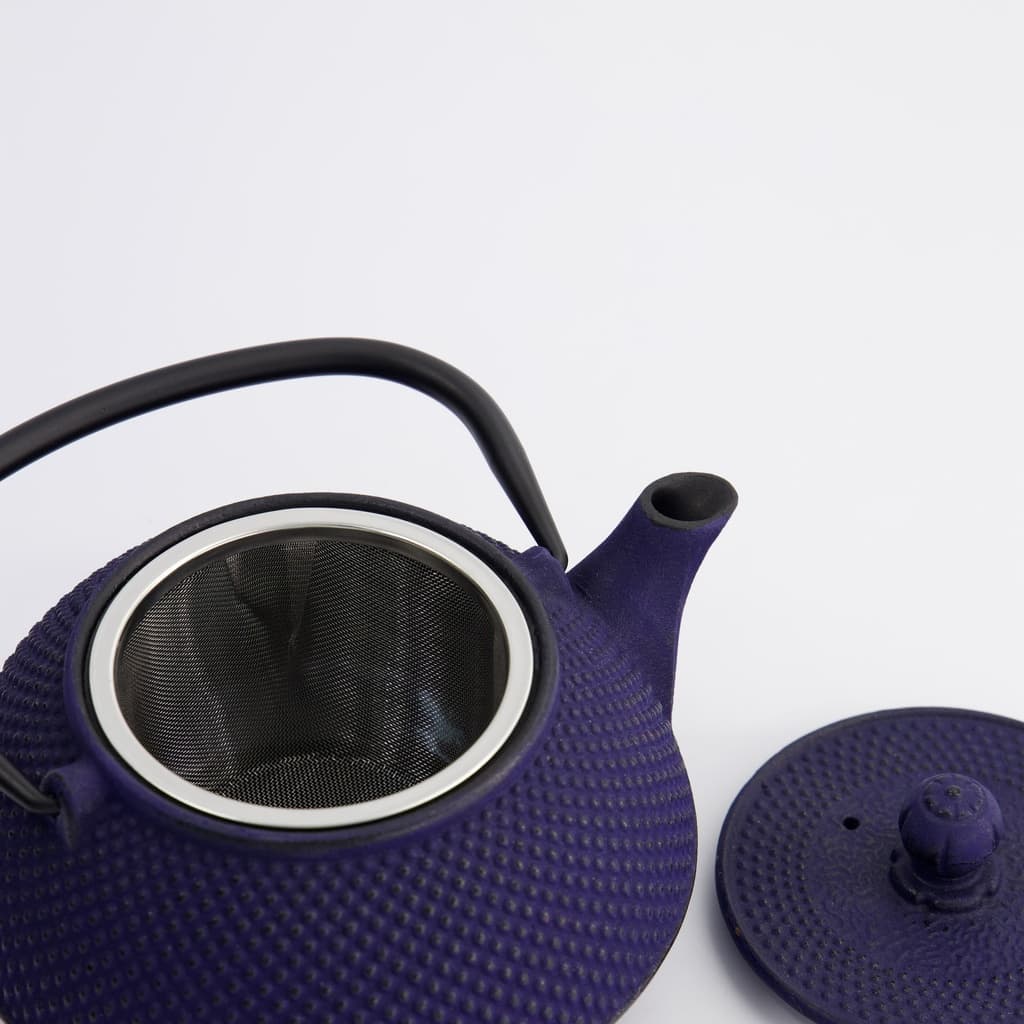Tekanne 800ml, Støpejern 17.5 x 15 x 10cm, Blå - Tokyo design studio bilde 4