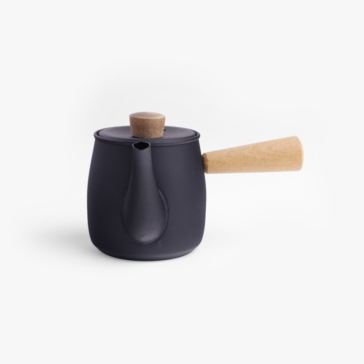 Tekanne i rustfritt stål (sort), med sil, 400ml - MIYACO bilde 3