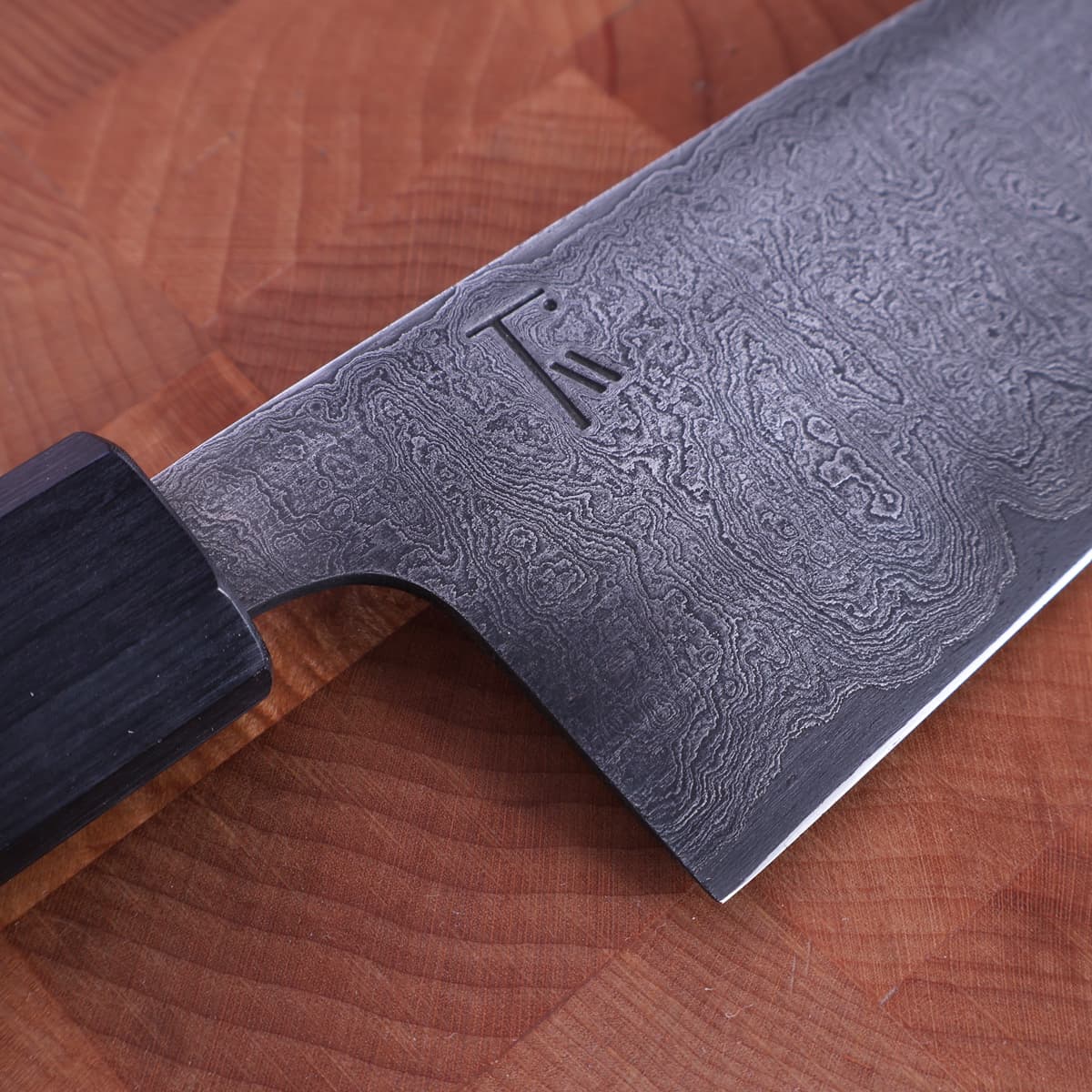 14cm Universalkniv (petty) nr.8, damask - Thulesius Works bilde 2