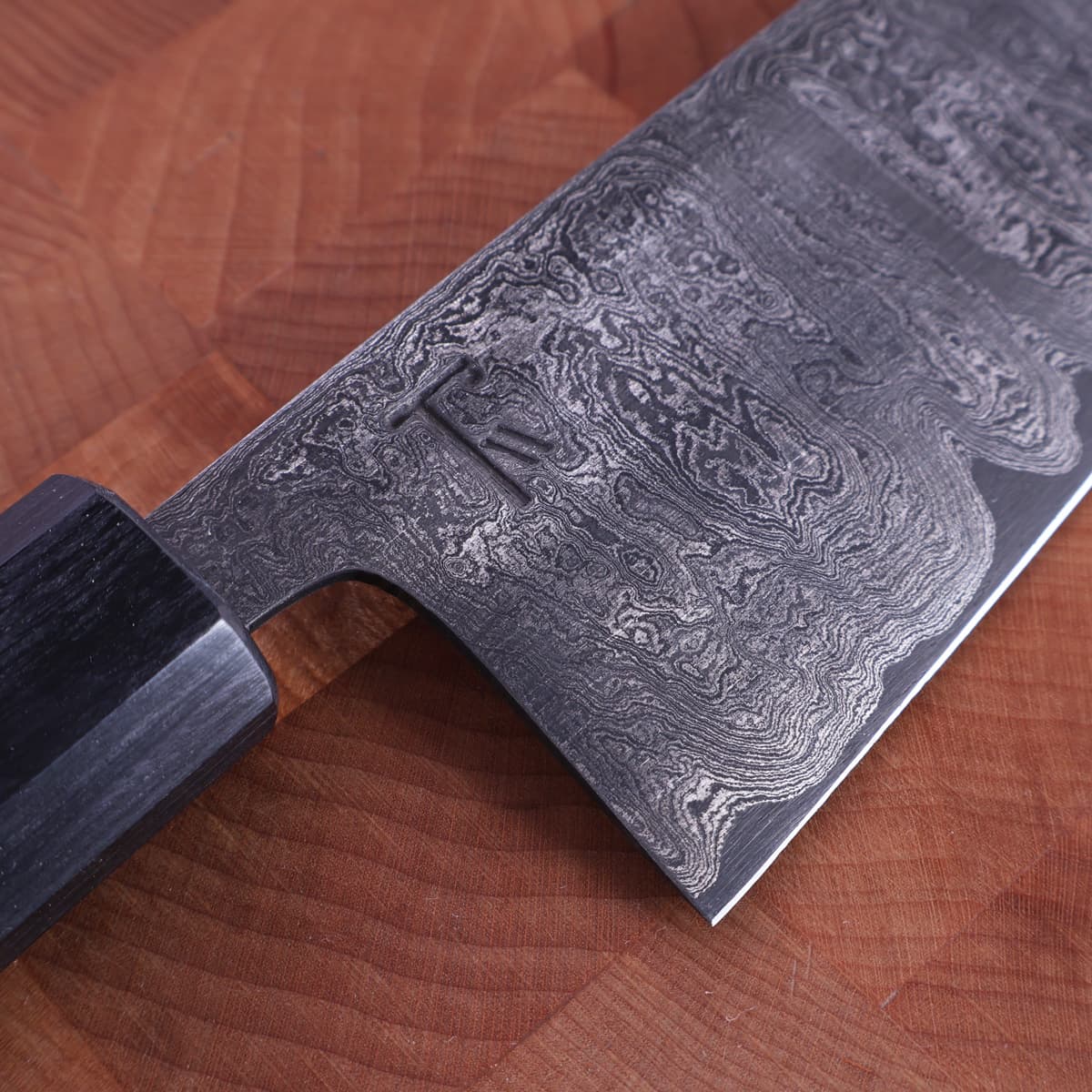 14cm Universalkniv (petty) nr.6, damask - Thulesius Works bilde 2