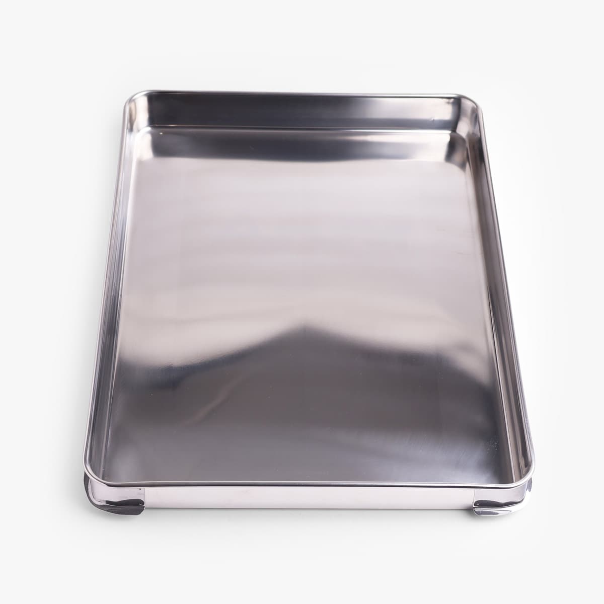 Stablebrett (systembrett) i rustfritt stål, 40×30×6 cm – YUKIWA bilde 3
